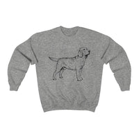 Labrador Retriever Unisex Heavy Blend Crewneck Sweatshirt