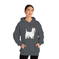 West Highland White Terrier Unisex Heavy Blend™ Hooded Sweatshirt, S - 5XL, Cotton/Polyester, FREE Shipping, Made in USA!!