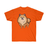 Pomeranian Unisex Ultra Cotton Tee, Made in USA