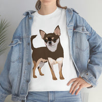 Chihuahua Unisex Heavy Cotton Tee, S - 5XL, 12 Colors, 100% Cotton, Made in the Usa, Free Shipping!!