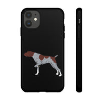 German Shorthaired Pointer Tough Cell Phone Cases