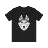 Siberian Husky Unisex Jersey Short Sleeve Tee, 12 Colors, XS-4XL, Light Fabric, FREE Shipping, Made in USA!!