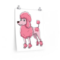 Poodle Premium Matte vertical posters