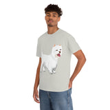 West Highland White Terrier Unisex Heavy Cotton Tee, S - 5XL, Cotton, FREE Shipping, Made in USA!!