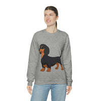 Dachshund Unisex Heavy Blend™ Crewneck Sweatshirt, S - 2XL, 14 Colors, Cotton/Polyester, Medium Fabric, FREE Shipping, Made in USA!!
