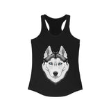 Siberian Husky Women's Ideal Racerback Tank