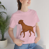 Rhodesian Ridgeback Unisex Jersey Short Sleeve Tee, S - 3XL, 16 Colors, Light Fabric Cotton, FREE Shipping, Made in USA!!