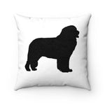 Newfoundland Faux Suede Square Pillow