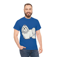 Maltese Unisex Heavy Cotton Tee, S - 5XL, 12 Colors, 100% Cotton, Medium Fabric, FREE Shipping, Made in USA!!