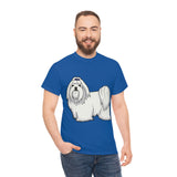 Maltese Unisex Heavy Cotton Tee, S - 5XL, 12 Colors, 100% Cotton, Medium Fabric, FREE Shipping, Made in USA!!