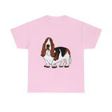 Basset Hound Unisex Heavy Cotton Tee, S - 5XL, 12 Colors, 100% Cotton, FREE  Shipping, Made in USA!!