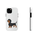 Dachshund Case Mate Tough Phone Cases, Impact Resistant, Wireless Charging, FREE Shipping, Made in USA!!