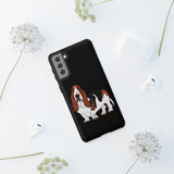 Basset Hound Tough Cases, 33 Sizes, Google, Samsung, iPhone, Matte or Glossy, Impact Resistant, Dual Layer Case, FREE Shipping, Made in USA!!