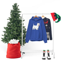 West Highland White Terrier Unisex Heavy Blend™ Hooded Sweatshirt, S - 5XL, Cotton/Polyester, FREE Shipping, Made in USA!!
