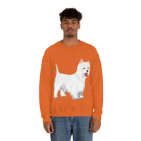 West Highland White Terrier Unisex Heavy Blend™ Crewneck Sweatshirt, S - 5XL, Cotton/Polyester, FREE Shipping, Made in USA!!