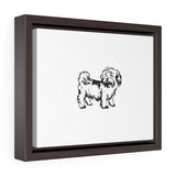 Shih Tzu Horizontal Framed Premium Gallery Wrap Canvas