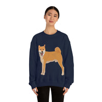 Shiba Inu Unisex Heavy Blend™ Crewneck Sweatshirt, S - 3XL, 6 Colors, Cotton/Polyester, Medium Heavy Fabric, FREE Shipping, Made in USA!!