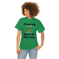 Pinch Me And I'll Bite You Airedale Terrier Unisex Heavy Cotton Tee, S - 5XL, 3 Colors, Medium Fabric, FREE Shipping, Made in USA!!