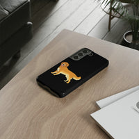 Golden Retriever Cell Phone Cases, Samsung, iPhone, Google, Impact Resistant, Dual Layer for Protection, FREE Shipping, Made in USA!!