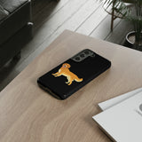 Golden Retriever Cell Phone Cases, Samsung, iPhone, Google, Impact Resistant, Dual Layer for Protection, FREE Shipping, Made in USA!!