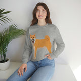 Shiba Inu Unisex Heavy Blend™ Crewneck Sweatshirt, S - 3XL, 6 Colors, Cotton/Polyester, Medium Heavy Fabric, FREE Shipping, Made in USA!!