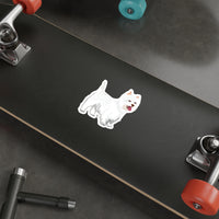 West Highland White Terrier Die-Cut Stickers, 5 Sizes, Water Resistant Vinyl, Indoor/Outdoor, Matte Finish, FREE Shipping, Made in USA!!