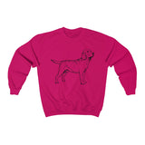 Labrador Retriever Unisex Heavy Blend Crewneck Sweatshirt