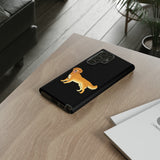 Golden Retriever Cell Phone Cases, Samsung, iPhone, Google, Impact Resistant, Dual Layer for Protection, FREE Shipping, Made in USA!!