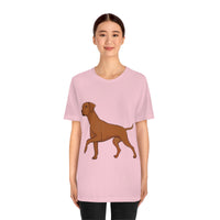 Rhodesian Ridgeback Unisex Jersey Short Sleeve Tee, S - 3XL, 16 Colors, Light Fabric Cotton, FREE Shipping, Made in USA!!