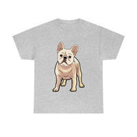 French Bulldog Unisex Heavy Cotton Tee, S - 5XL, 12 Colors, Light Fabric, FREE Shipping, Made in USA!!