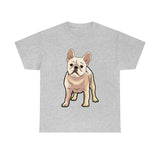 French Bulldog Unisex Heavy Cotton Tee, S - 5XL, 12 Colors, Light Fabric, FREE Shipping, Made in USA!!