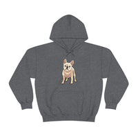 French Bulldog Unisex Heavy Blend Hooded Sweatshirt, S - 5XL, 12 Colors, FREE Shipping, Made in USA!!