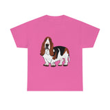 Basset Hound Unisex Heavy Cotton Tee, S - 5XL, 12 Colors, 100% Cotton, FREE  Shipping, Made in USA!!