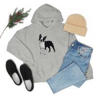 Boston Terrier Unisex Heavy Blend™ Hooded Sweatshirt, S - 5XL, 12 Colors, Cotton/Polyester, FREE Shipping, Made in USA!!
