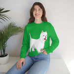 West Highland White Terrier Unisex Heavy Blend™ Crewneck Sweatshirt, S - 5XL, Cotton/Polyester, FREE Shipping, Made in USA!!