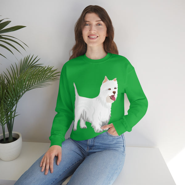 West Highland White Terrier Unisex Heavy Blend™ Crewneck Sweatshirt, S - 5XL, Cotton/Polyester, FREE Shipping, Made in USA!!