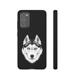 Siberian Husky Tough Cell Phone Cases, 33 Types of Cases, 2 Layer Case, Impact Resistant, FREE Shipping, Made in USA!!