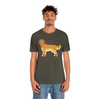 Golden Retriever Unisex Jersey Short Sleeve Tee