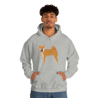 Shiba Inu Unisex Heavy Blend™ Hooded Sweatshirt, S -5XL, 12 Colors, Cotton/Polyester, Medium Heavy Fabric, FREE Shipping, Made in USA!!