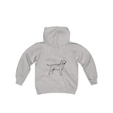 Labrador Retriever Boys Hoodies, Kids Heavy Blend Hooded Sweatshirt