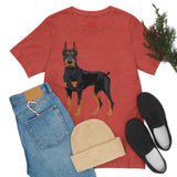 Doberman Pinscher Unisex Jersey Short Sleeve Tee