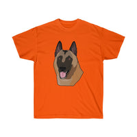 Belgian Malinois Unisex Ultra Cotton Tee, Short Sleeve, T Shirt, Men, Women, Made in USA!!