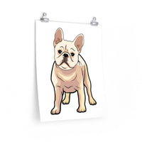 French Bulldog Premium Matte vertical posters