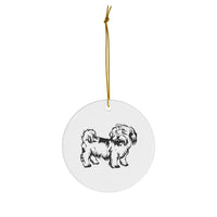 Shih Tzu Ceramic Ornaments
