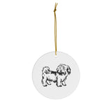 Shih Tzu Ceramic Ornaments