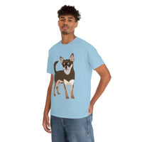 Chihuahua Unisex Heavy Cotton Tee, S - 5XL, 12 Colors, 100% Cotton, Made in the Usa, Free Shipping!!