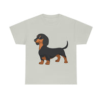 Dachshund Unisex Heavy Cotton Tee, S - 5XL, 12 Colors, Light Fabric, FREE Shipping, Made in USA!!