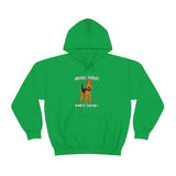 Airedale Terrier Unisex Heavy Blend Hooded Sweatshirt, S - 5XL, 12 Colors, Cotton/Polyester, FREE Shipping, Made in USA!!