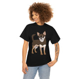 Chihuahua Unisex Heavy Cotton Tee, S - 5XL, 12 Colors, 100% Cotton, Made in the Usa, Free Shipping!!