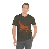 Rhodesian Ridgeback Unisex Jersey Short Sleeve Tee, S - 3XL, 16 Colors, Light Fabric Cotton, FREE Shipping, Made in USA!!